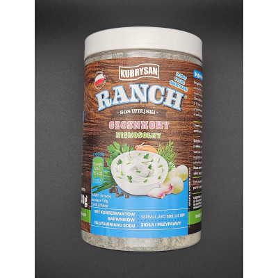 RANCH Sos Wiejski Niskosolony - Czosnkowy  220g