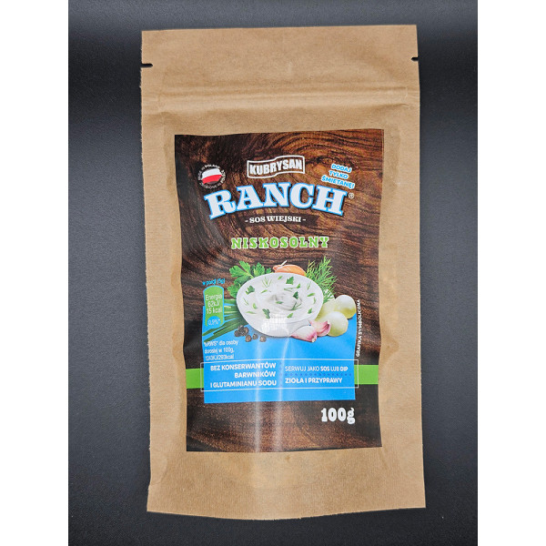 RANCH Sos Wiejski Niskosolony 100g (20 Porcji)