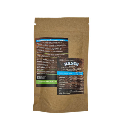 RANCH Sos Wiejski Niskosolony- Czosnkowy 100g (20 Porcji)