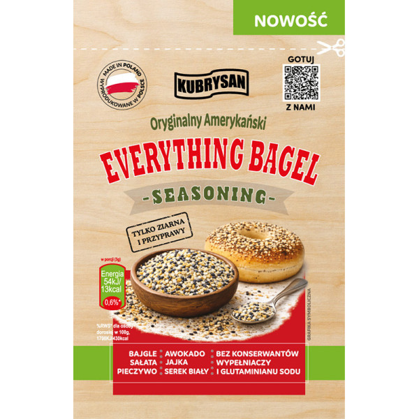 Przyprawa do Sałat i Kanapek Everything Bagel seasoning 30g