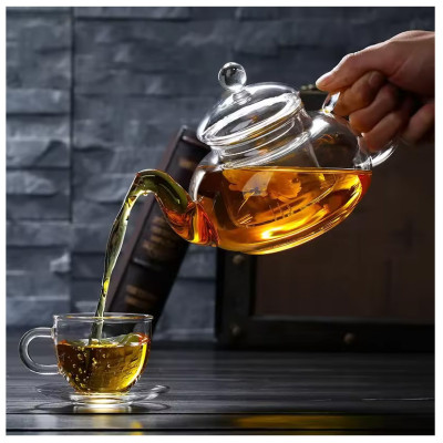 Czajnik ze szkła 700ml z szklanym wkładem