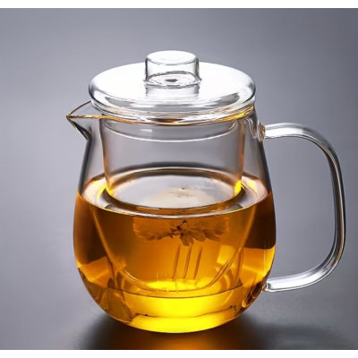 Czajnik ze szkła 600ml z szklanym wkładem
