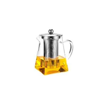 Czajnik ze szkła 650ml z metalowym wkładem