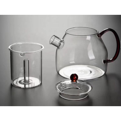 Czajnik ze szkła 1100ml z szklanym wkładem