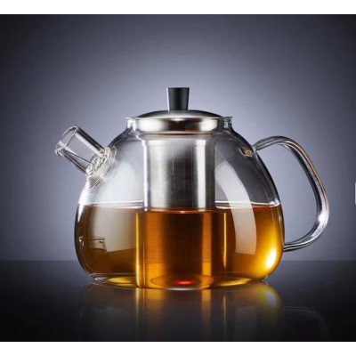 Czajnik ze szkła 1500 ml z metalowym wkładem