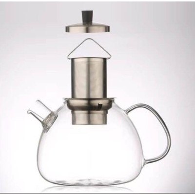 Czajnik ze szkła 1500 ml z metalowym wkładem