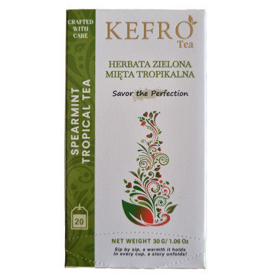 Herbata Zielona z Męitą Tropikalną  20x1.5g torebki