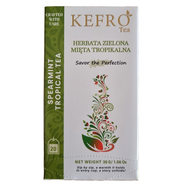 Herbata Zielona z Męitą Tropikalną  20x1.5g torebki
